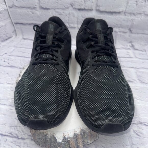 Nike Men's Downshifter 9 Running Shoe All Black Size 13 Sneakers AR4946-002 - Picture 2 of 9